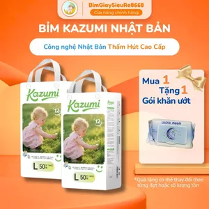 Bỉm KAZUMI - Tã Quần Cho Bé Công Nghệ Nhật – Siêu Mềm, Siêu Thoáng, Thấm Hút Cực Nhanh