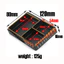 1 Cái 120 * 80 * 13mm CNC Nhôm Đa Năng Vít Khay Đai Ốc Gioăng Công Cụ Bảo Quản Cho Xe RC Thuyền Máy Bay Mô Hình HSP RC Xe