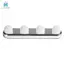 2 Mảnh 4 Bóng Đèn Gương Led Không Đục Lỗ Để Trang Điểm Lắp Đặt Cốc Hút Vanity Chạy Bằng Pin Đèn Tường Phòng Tắm