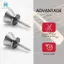 Guitar Chrome Metal End Pin Strap Nút Khóa Đệm Vít (16 Cái)