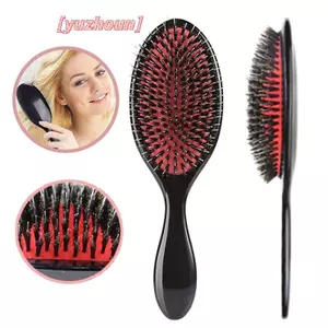 1PC Tóc Nylon Hình Bầu Dục Mini Chống Tĩnh Điện Tóc Da Đầu Massageb Bàn Chải Tóc Salon Dụng Cụ Tạo Kiểu Tóc