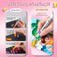 Màu Acrylic Marker 48/60/80 Màu Cao Cấp Bộ Vẽ Tranh Học Sinh Ngòi Brush An Toàn Cho Bé Màu Sáng Rực