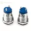 Công tắc nút nhấn kim loại GE 12MM Tự đặt lại khởi động Dừng đầu tròn phẳng thường mở / thường đóng VN