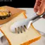 {WELV}Stainless Steel Tongs 304 Stainless Steel Ergonomic Handle Design Easy To Clean