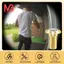 Máy xem cửa an ninh 36-58mm có thể thu vào 200 độ Lỗ nhìn trộm Lỗ gián điệp + Vỏ, Vàng