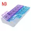 Hộp đựng thuốc và máy tính bảng bảy ngày AM & PM với 14 ngăn