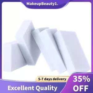 100 chiếc Tẩy Melamine Foam Cleaner Magic Sponge Đa chức năng Mềm trắng