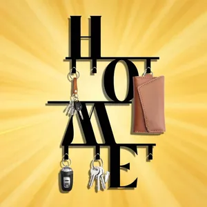 HELLOYOUNG Hiện Đại Tối Giản Treo Tường Móc Khóa Tổ Chức Gang Đen Lưu Trữ Văn Phòng Tại Nhà