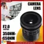 Ống kính hồng ngoại F2.0 dài 3,6mm gắn ren cho Camera quan sát CCD