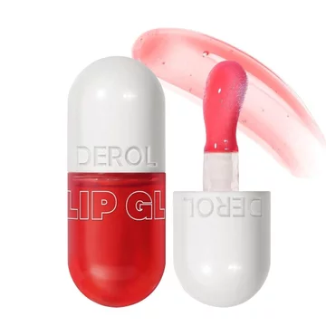 Lip Plumper Lip Gloss Dầu môi tự nhiên 2in1 Serum chăm sóc môi | Môi Fuller-Looking, Hydrating, Giảm nếp nhăn