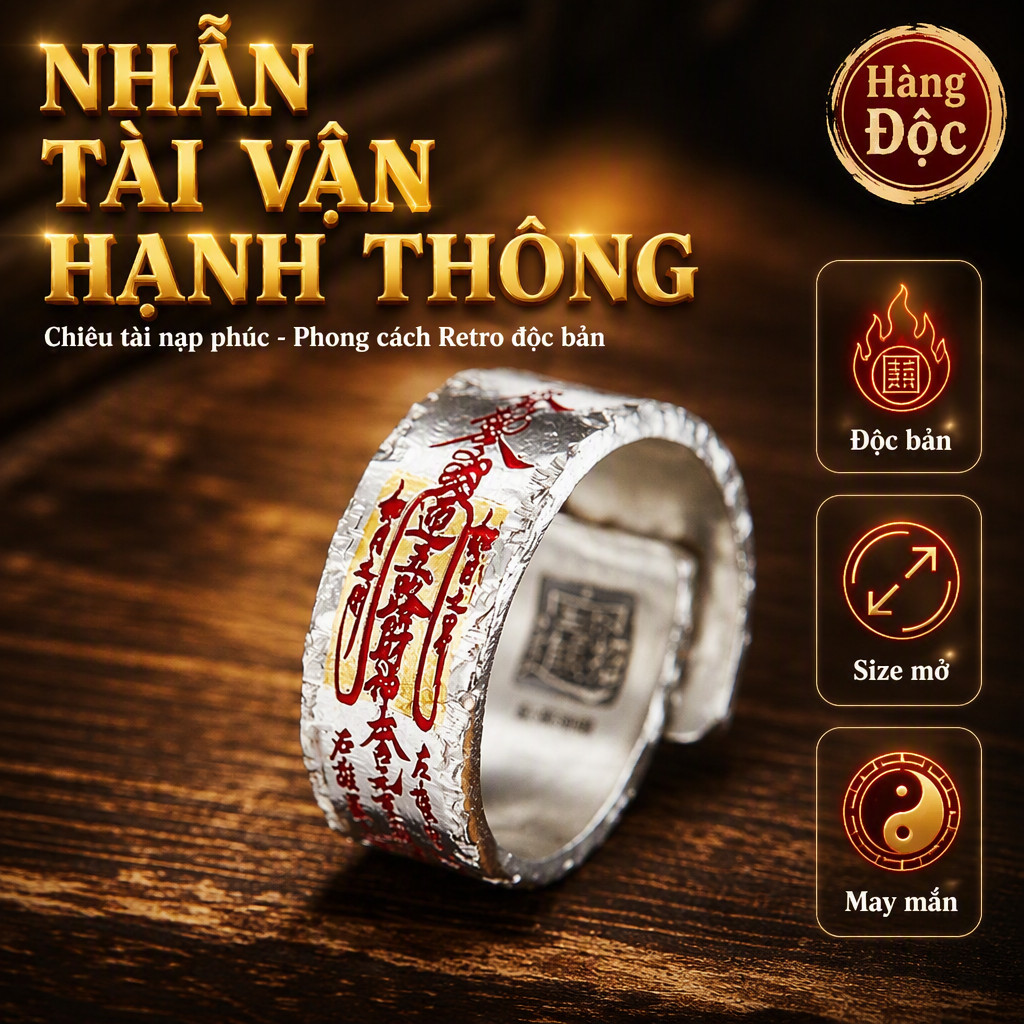 Men's Feng Shui Ring by Linh Bảo Jewelry✨