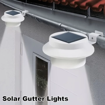 Đèn đường năng lượng mặt trời mới, Gói 1 món, Chiếu sáng năng lượng mặt trời ngoài trời, Hạt đèn pha LED, Đèn hàng rào ngoài trời cấp bảo vệ IP44, Đèn tường sân vườn sân vườn, Đèn tường năng lượng mặt
