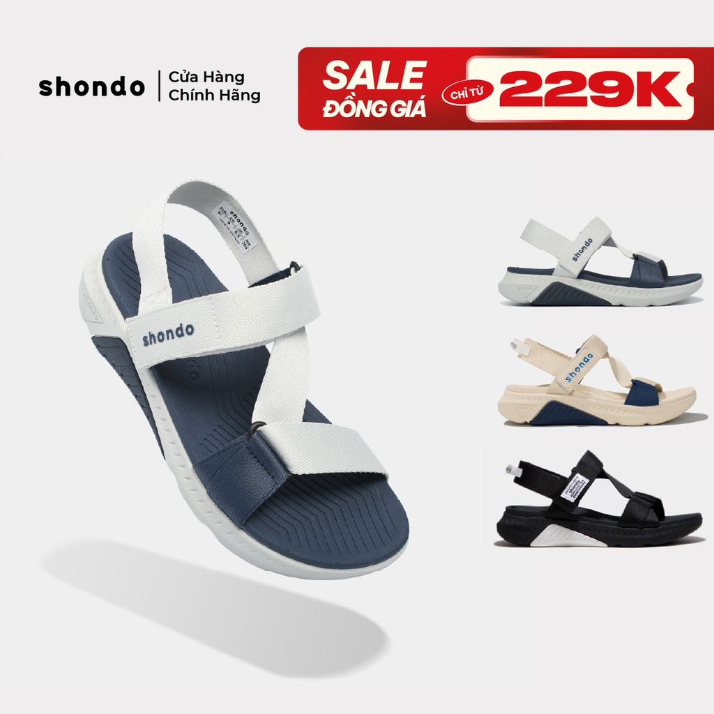 Sandal Shondo F7R đế cao 5cm