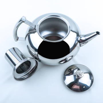 Khách sạn Ấm trà bằng thép không gỉ Nhà hàng Ấm trà Ngọc trai Ấm đun nước trà có bộ lọc Ấm đun nước trà ngoài trời Ấm đun nước mở lửa