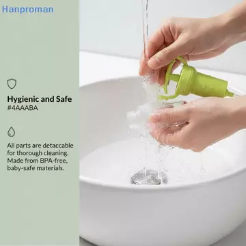 Hanproman > Máy hút mũi kéo tay Thiết bị hút thủ công cho trẻ sơ sinh Đầu mềm Làm sạch mũi Không dùng điện Dụng cụ chăm sóc trẻ em di động tốt