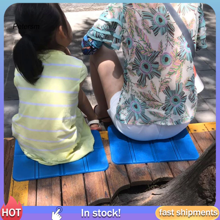 Miếng đệm cắm trại chống ẩm PP Đệm cắm trại trẻ em 1 hoặc 2 chiếc Đệm ghế xốp chống thấm nước có túi đựng đồ – Cắm trại ngoài trời có thể gập lại nhẹ để thoải mái