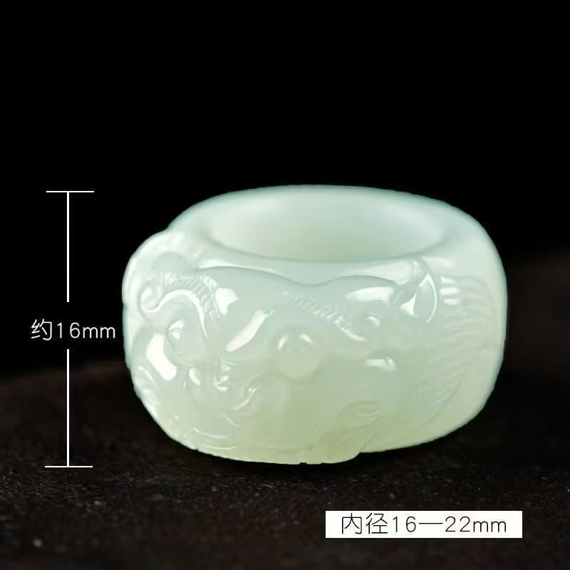 Men's Gemstone Feng Shui Ring by nailao3.vn