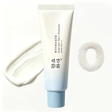 Kem chống nắng hữu cơ SPF50 + PA + + + + Kem chống nắng Hàn Quốc, Kem chống nắng mặt hàng ngày 50ML, Thích hợp cho du lịch, Kem chống nắng phải có trên bãi biển, Công thức không dầu KRIL