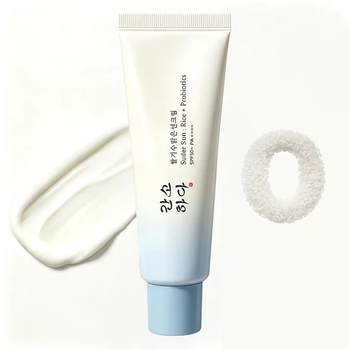 Kem chống nắng hữu cơ SPF50 + PA + + + + Kem chống nắng Hàn Quốc, Kem chống nắng mặt hàng ngày 50ML, Thích hợp cho du lịch, Kem chống nắng phải có trên bãi biển, Công thức không dầu KRIL