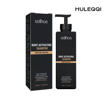 Dầu gội kích hoạt gốc HULEQI, Dầu gội Spartan nuôi dưỡng 100ML, Dầu gội mọc lại tóc tự nhiên Fluffy Supple Dầu gội tóc sẫm màu và dày hơn