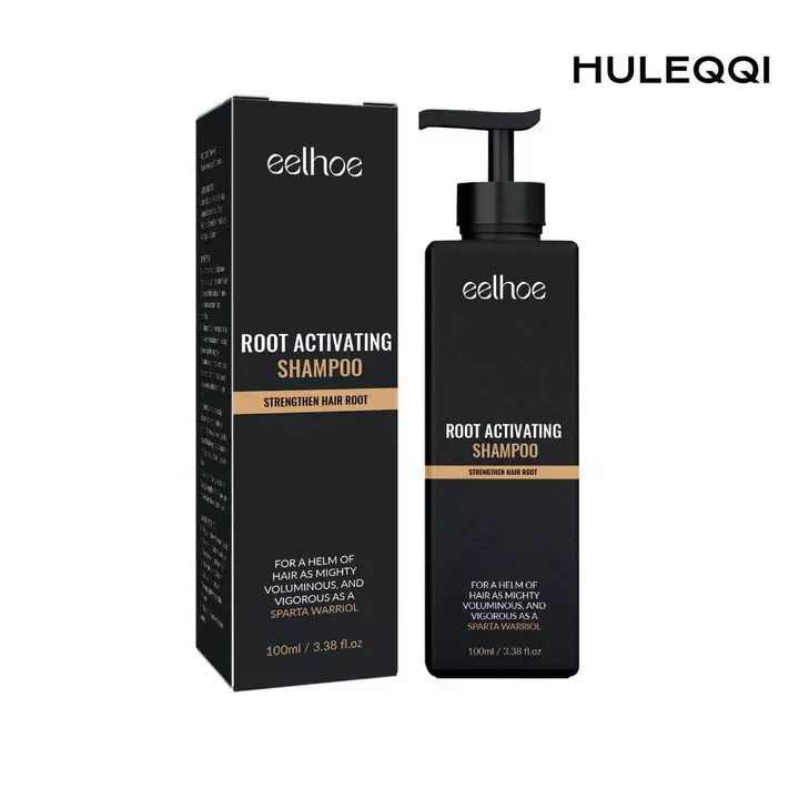 Dầu gội kích hoạt gốc HULEQI, Dầu gội Spartan nuôi dưỡng 100ML, Dầu gội mọc lại tóc tự nhiên Fluffy Supple Dầu gội tóc sẫm màu và dày hơn