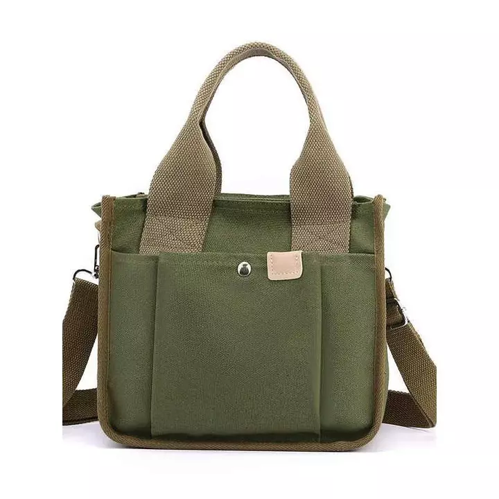 Women's Minimalist Canvas Shoulder Bag – 6
