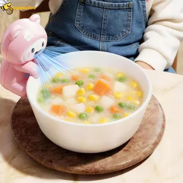 Quạt làm mát thực phẩm ZENPULSE, Phụ kiện làm mát không khí Thiết kế hoạt hình dễ thương Quạt điện ếch hoạt hình, Quạt ba tốc độ có thể sạc lại USB bền bỉ Quạt cầm tay sử dụng văn phòng