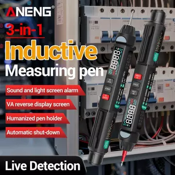 Đồng hồ vạn năng bút đa chức năng ANENG Đồng hồ vạn năng kỹ thuật số có độ chính xác cao Đo trình tự pha thông minh Đồng hồ đo đa năng Chống cháy nổ