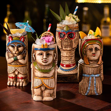 Cổ Ai Cập Series Tiki Thủy Tinh Tiki Đầu Lâu Thủy Tinh Cocktail Thủy Tinh Zombie Gốm Thủy Tinh Thanh Rượu Thủy Tinh Nước Thủy Tinh Cốc Thủy Tinh Thủy Tinh Thủy Tinh Kính Thủy Tinh