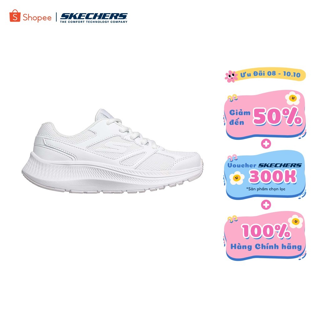 [ĐỘC QUYỀN ONLINE] Giày Thể Thao Bé Gái Skechers GOrun Consistent 2.0 Mapleton Chạy Bộ Tập luyện - 304213L-WHT