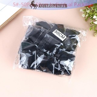 Onetimingfine 50 Lưới Tóc Đen Co Giãn Vô Hình Hairnet Bun 30/50/60CM Phụ Kiện Tóc VN