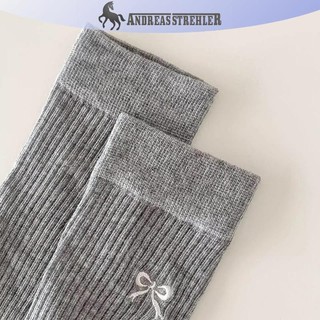 Onetimingfine 1 Cặp Nữ Mỏng Rỗng Ra Dài Rời Tất Ngọt Ngào Bé Gái Nhật Bản Màu Trơn Thoáng Khí Cotton Xuân Hè Stock VN