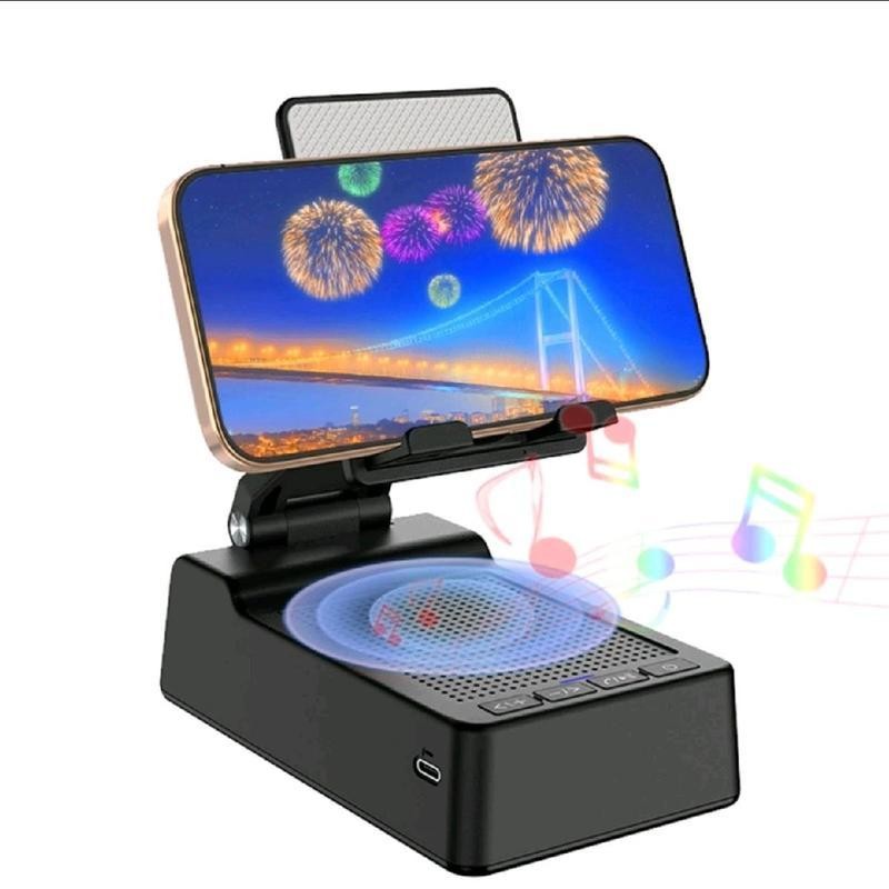 Giá Đỡ Điện Thoại 3 Trong 1 Kèm Loa Bluetooth Tích Hợp Sạc Dự Phòng