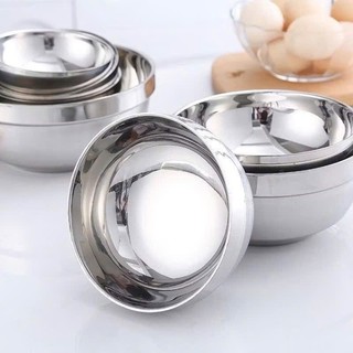 Tô, chén chất liệu inox, 2 lớp cách nhiệt, nhiều kích thước - tiện dụng, siêu bền