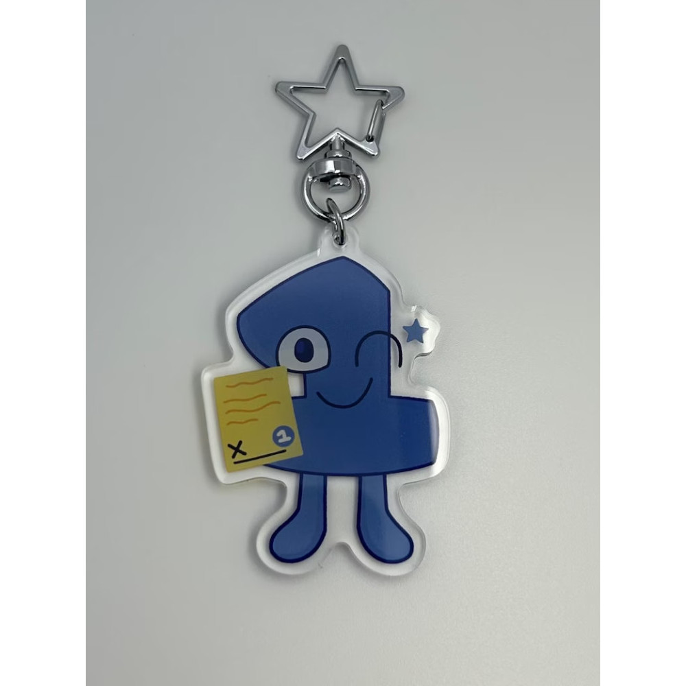 One Double-Sided Acrylic Keychain - BFDI: TPOT - Object Show Cute game ...