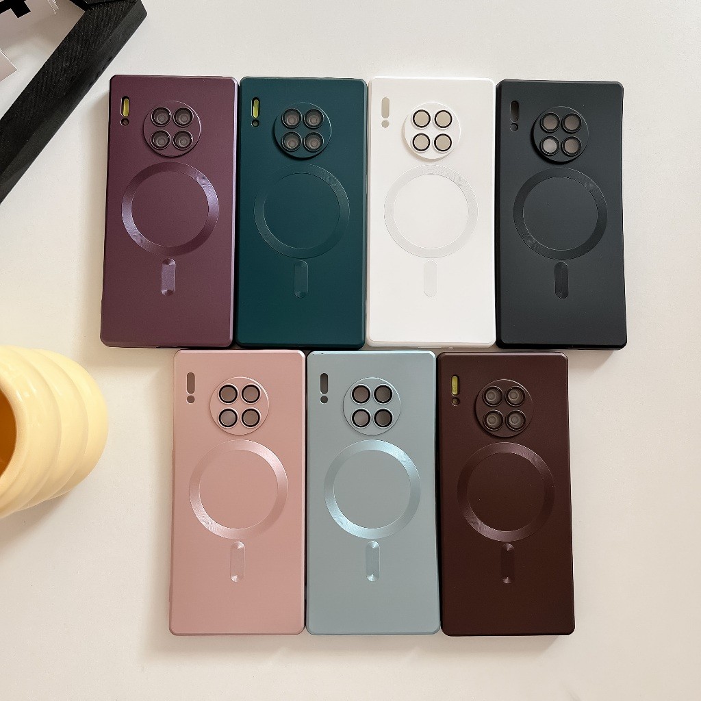 Ốp Lưng Mềm Cho Huawei Mate 50 40 30 20 P60 P50 P40 P30 Pura 70 Pro Ốp Điện Thoại Chống Sốc Từ Tính