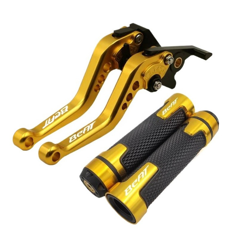Dành Cho Xe Honda Beat / Beat Fi V1 Combi Xe Máy Sửa Đổi Hợp Kim Nhôm CNC 6 Tầng Có Thể Điều Chỉnh Có Thể Gập Lại Phanh & Ly Hợp Đòn Bẩy Có Tay Cầm Và Bộ Bảo Vệ Đòn Bẩy