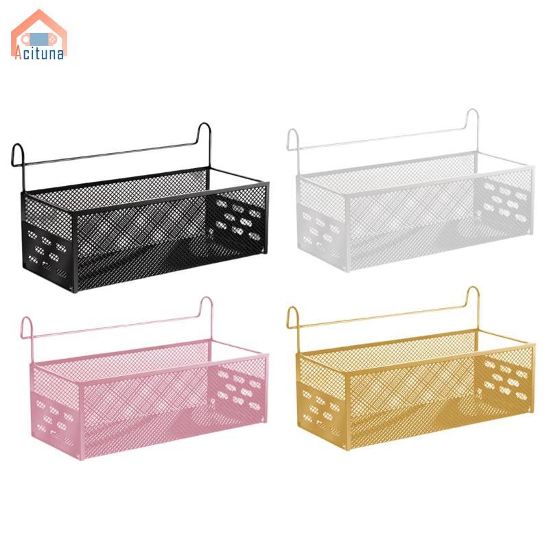 Treo Giỏ Chứa Đồ Kim Loại Tổ Chức Lưới Kệ Sắt Thiết Kế Chống Thấm Nước Thích Hợp Cho Trường Đại Học Ký Túc Xá Phòng Ngủ Căn Hộ Văn Phòng Nhà