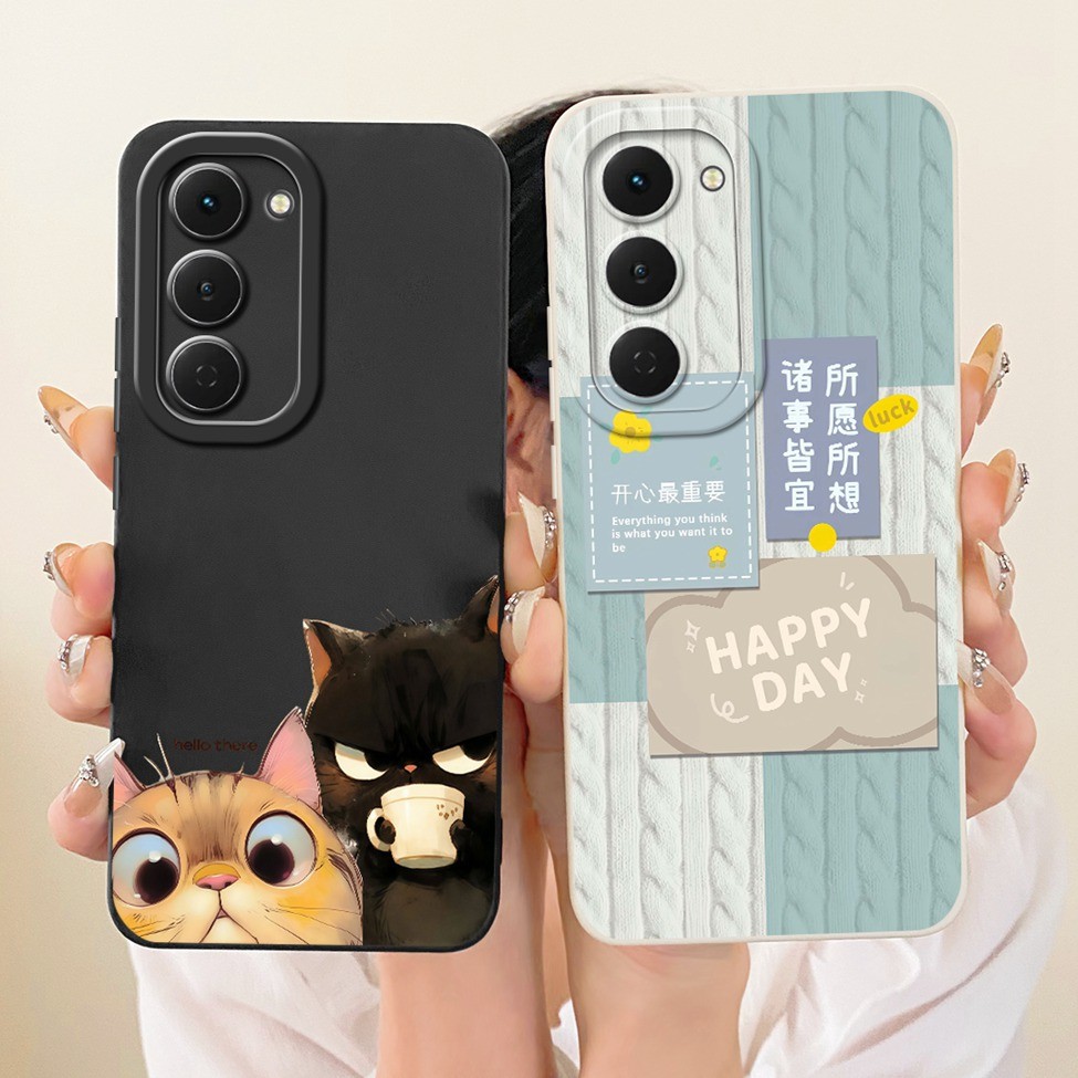 Ốp lưng Tecno Spark 40 Pro KM6 Dễ thương Kawaii Thời trang sang trọng Hoa mát mẻ Vỏ điện thoại silicon