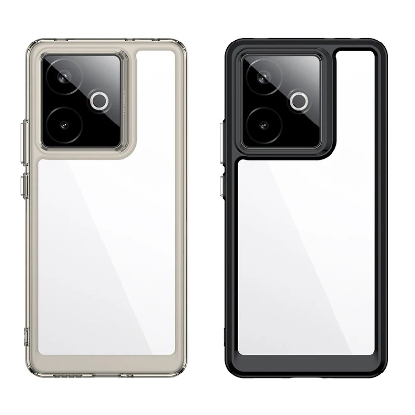 Dành Cho Realme GT 7T Ốp Lưng Trong Suốt Realme GT 7 7T Cover Coque Funda Cứng Trong Suốt Cạnh Mềm Chống Sốc Ốp Lưng Điện Thoại Realme GT 7T