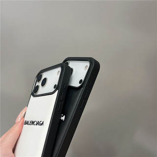 3D dập nổi Thời trang cặp đôi chữ cái kinh doanh vỏ điện thoại iPhone 17 16 15 13 14 Pro Max 17Promax