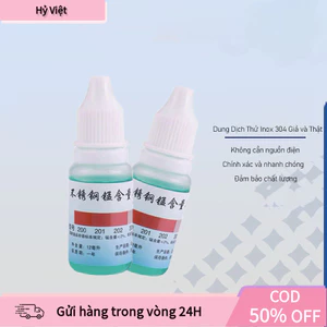 【Hỷ】Dung dịch thử inox 304 và so sánh chất lượng với các loại inox thường thiết kế tiện lợi cho người sử dụng tại nhà