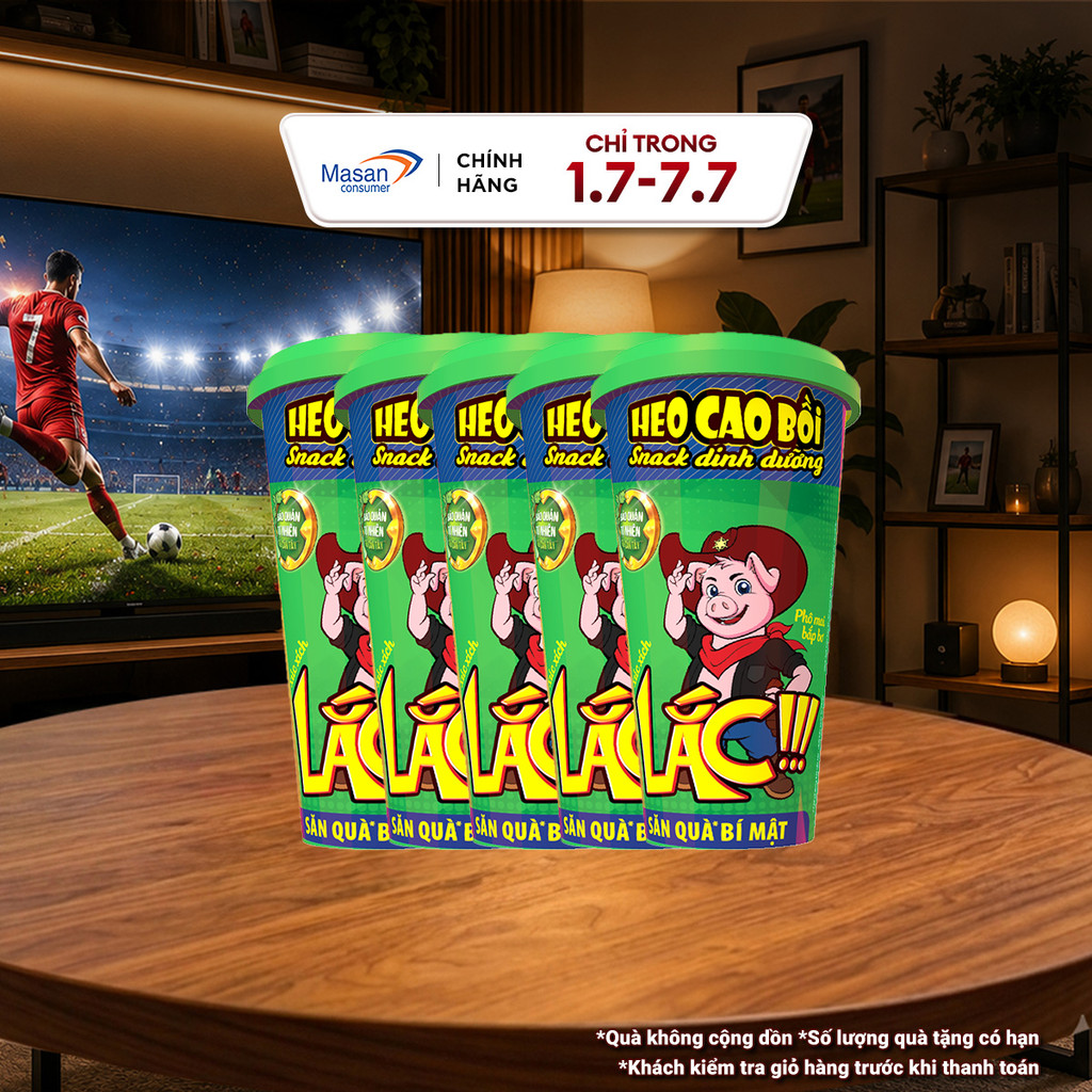 [Chọn vị] Combo 5 Ly Xúc Xích Tiệt Trùng Heo Cao Bồi Lắc