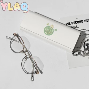 Hộp đựng kính từ tính hình thỏ mèo hoạt hình dễ thương Thiết kế hoa Giá đỡ kính mắt di động để sử dụng hàng ngày