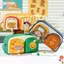 Bút chì BEABOUT, Túi đựng bút cầm tay bỏ túi đôi, Túi đựng bút chì dung tích lớn 5 ngăn Kawaii