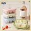 B & N Silicone 6 Khay Lưới Có Nắp Khuôn Mini Không Chứa BPA Khuôn Linh Hoạt Cho Tiệc Gia Đình Đồ Uống Lạnh Máy Làm Tủ Đông.