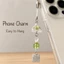 1 / 2 Chiếc Thiết Thực Thạch Cỏ Lá Mặt Dây Chuyền Dễ Thương Treo Quyến Rũ Cho Túi Trang Trí Móc Khóa DIY Điện Thoại Quyến Rũ Và Quà Tặng Mua