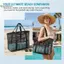 BeautifulHomeA Lưới Chống Thấm Nước Túi Tote Đi Biển Lớn Chống Cát Có 2 Tay Cầm Cho Bể Tập Gym Giải Pháp Bảo Quản Du Lịch Ngoài Trời VN