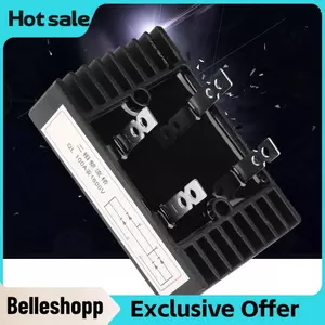 Belleshopp Bộ chỉnh lưu cầu 2 pha 100A 1600V - Bộ chuyển đổi AC sang DC điốt silicon toàn sóng với tản nhiệt bằng nhôm Vỏ kim loại nặng để cung cấp điện Ổ đĩa động cơ điều khiển công nghiệp
