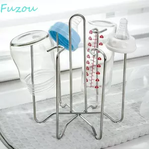 Giá thoát nước cốc FUJIOU, Giá đỡ cốc cà phê dày bằng thép không gỉ, Tiết kiệm không gian đa chức năng 6 móc Cốc sắp xếp Phụ kiện uống nước